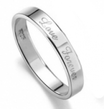 heren ring met tekst
